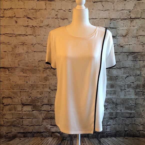 DKNY Overlapping-Front Top - Picture 3 of 7